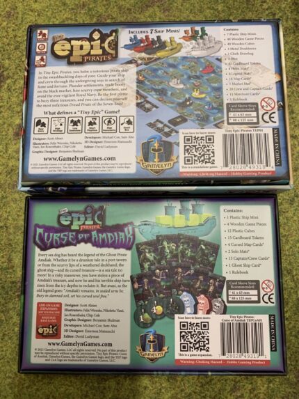 Tiny epic Pirates + Curse of amdiak (udvidelse)