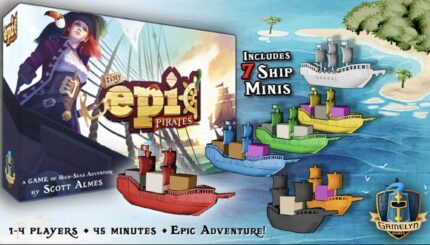 Tiny epic Pirates + Curse of amdiak (udvidelse)