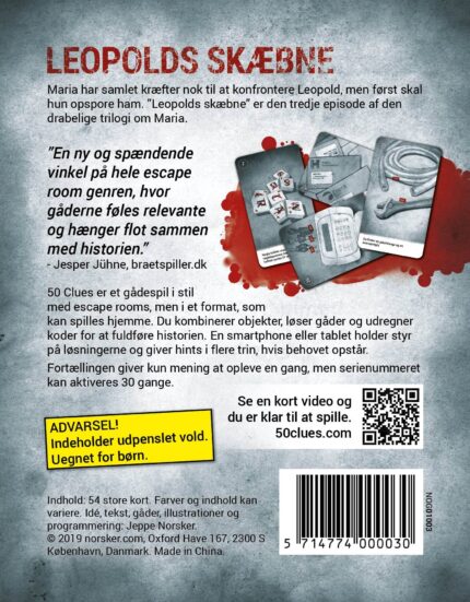 Leopolds skæbne- 50 clues del 3