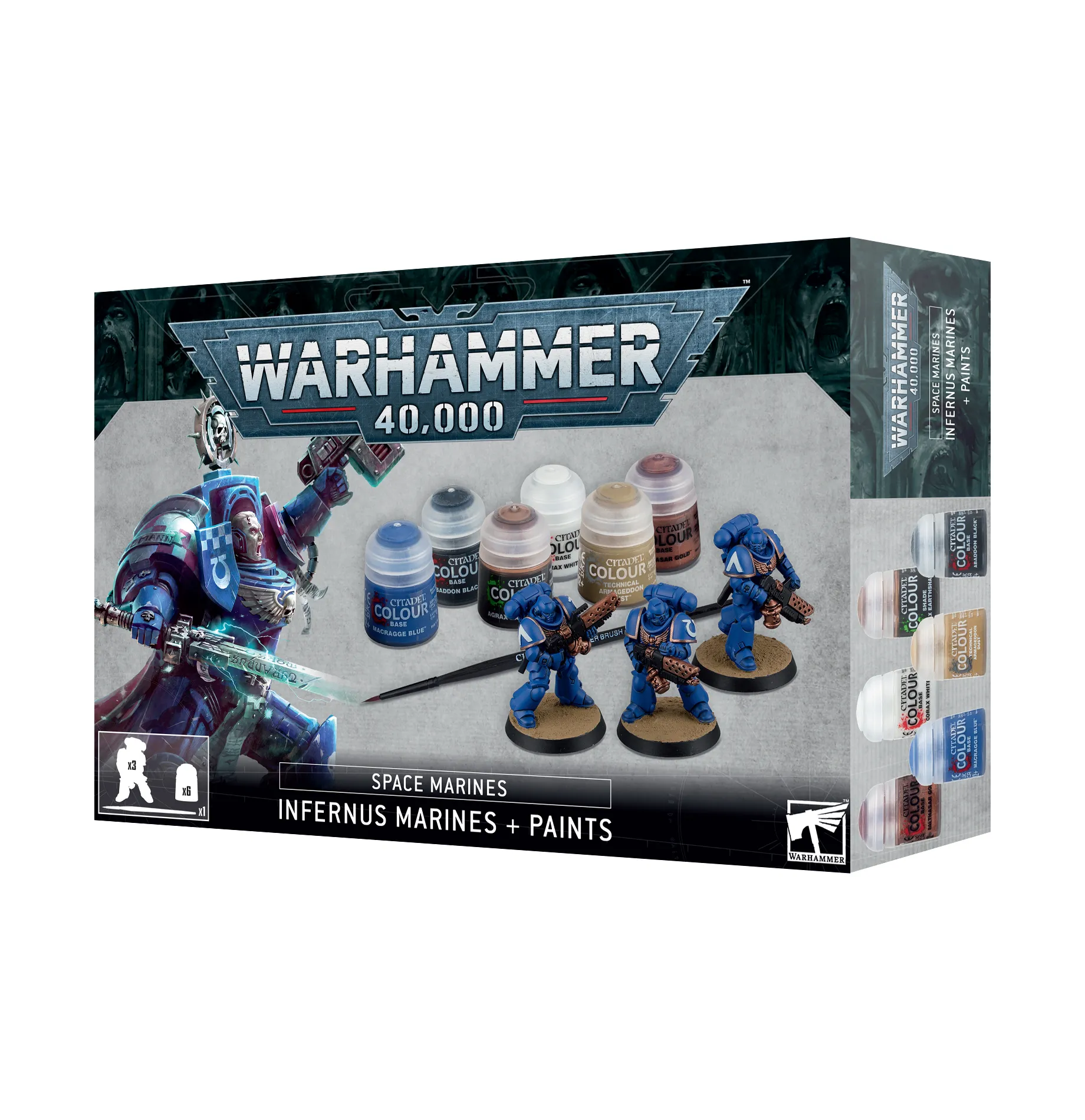 INFER SPACE MARINES + PAINTS ENG