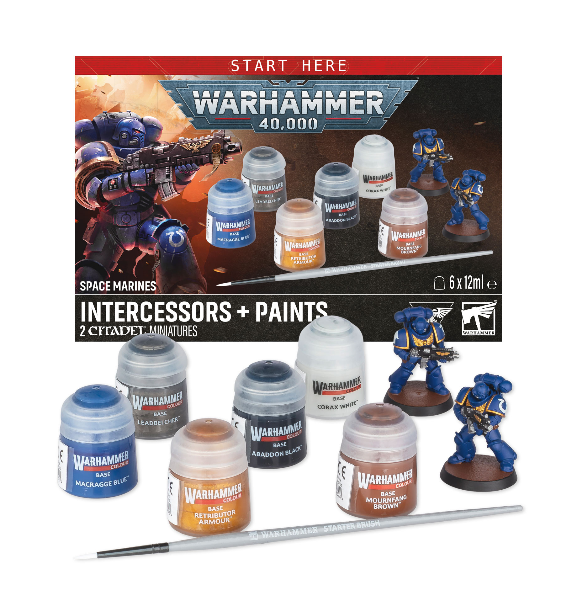 Warhammer 40k – intercessors + paints