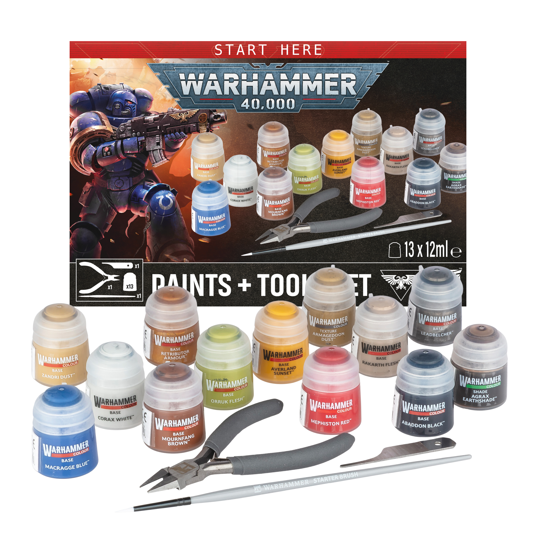 Warhammer 40K PAINTS + TOOLS ENG